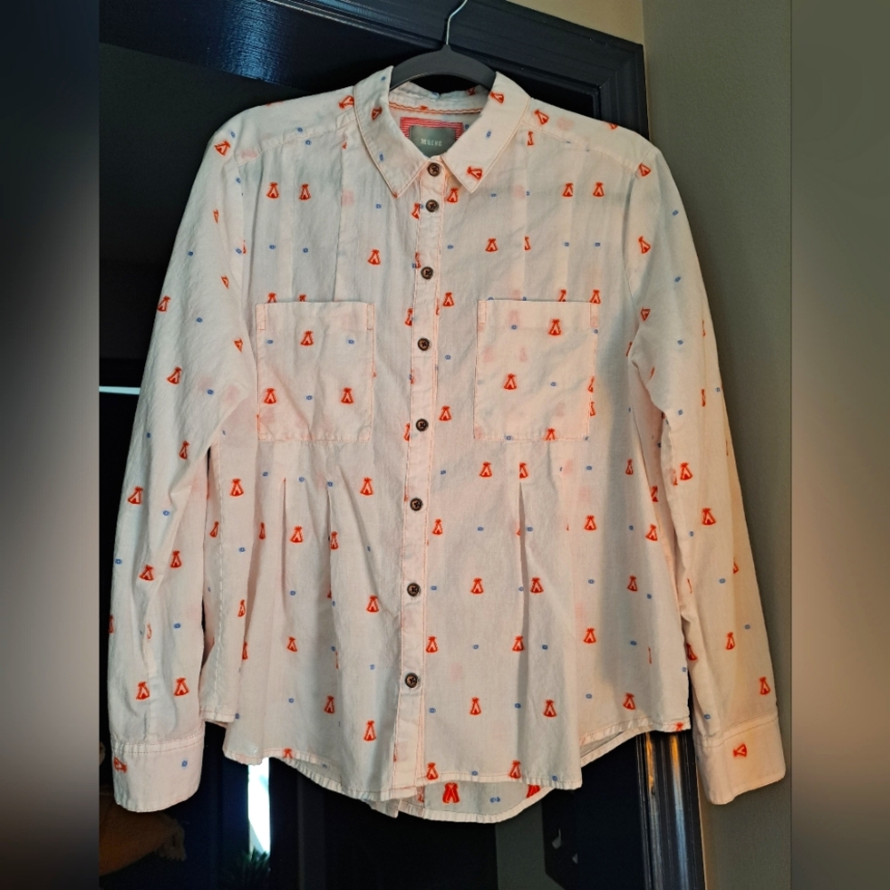 Anthropologie Maeve Shirt Size 10